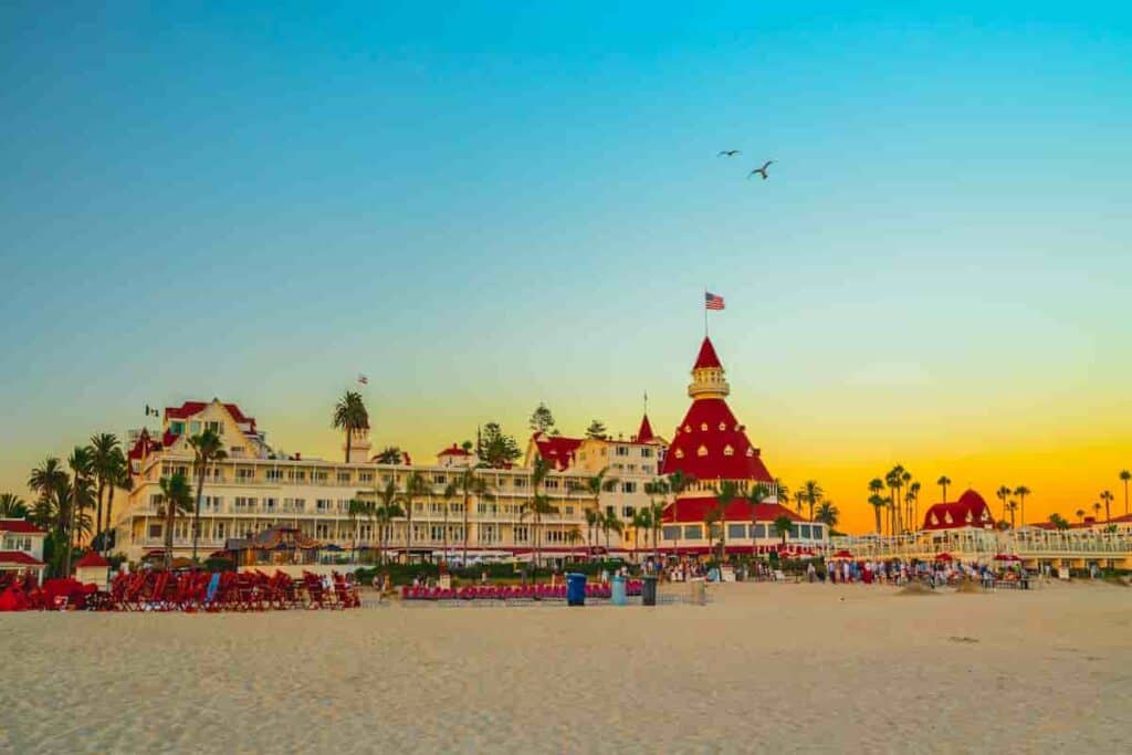 Hotel del Coronado Beach Activities in San Diego