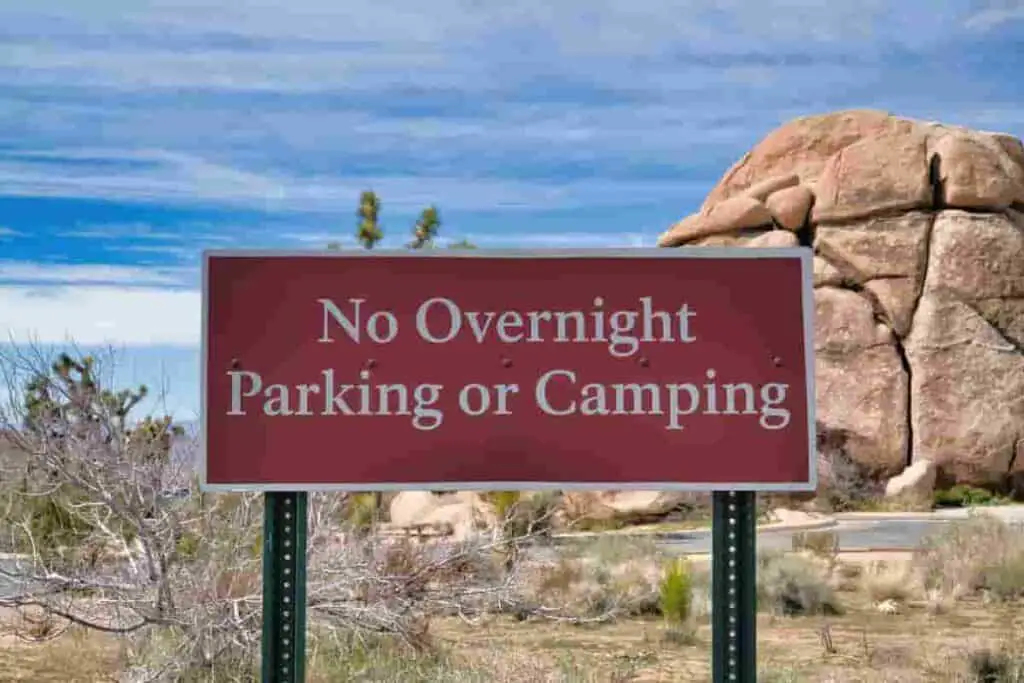 state parks california doesn't allow camping
