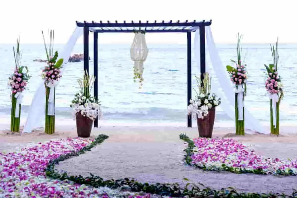 average price of beach wedding