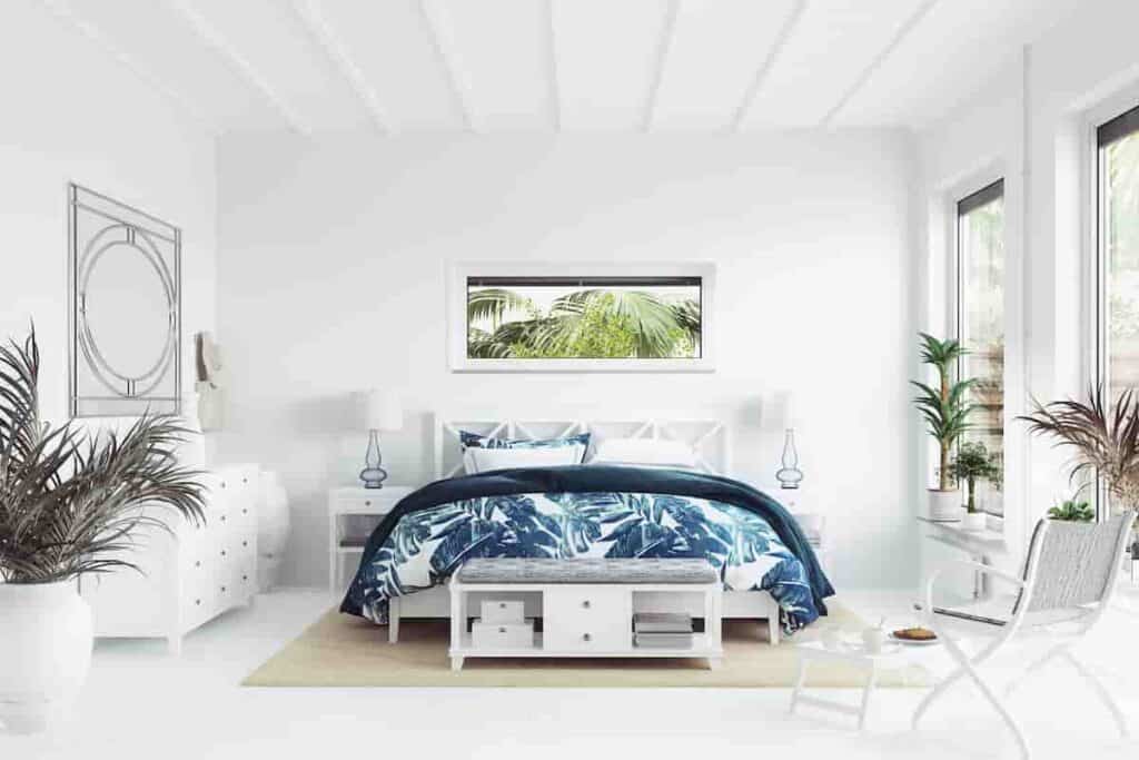 beach decor with a coastal theme for your bedroom, bed, kitchen or your whole house
