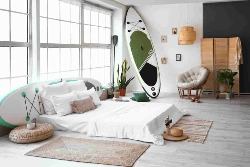 Beach decor for bedroom