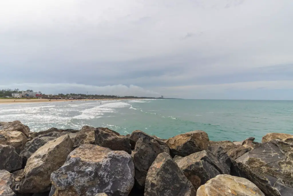 The beach in Veracruz Mexico