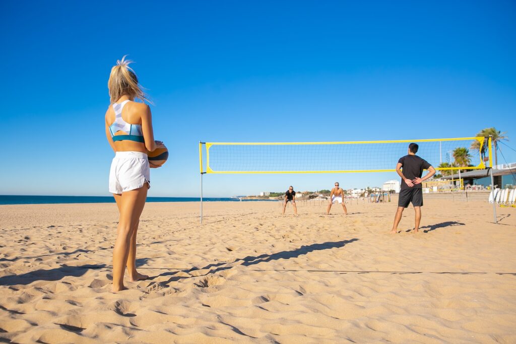 People Playing Volleyball on the Beach, Top 9 Beach Ball Games for Fun at the Beach : Beach Ball Games For Kids, beach ball games for adults, best beach ball, beachball game, beach games with balls, beach ball games, fun games with beach ball, best beach games, beach ball game
