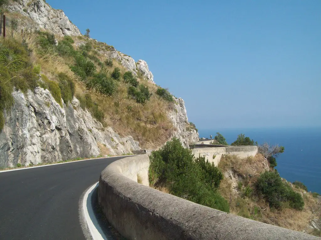 italian tourist town near naples